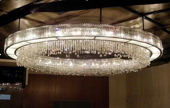 Hotel lobby lighting chandelier