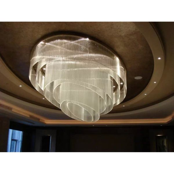 Custom Lobby Ceiling Lamp Glass Ceiling Lighting Fixture 9511003