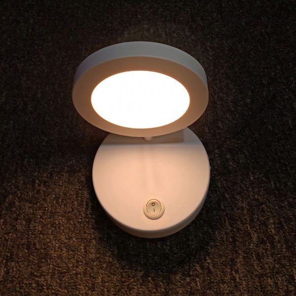 Rotary Headboard Lamp Round LED Reading Light 9531001
