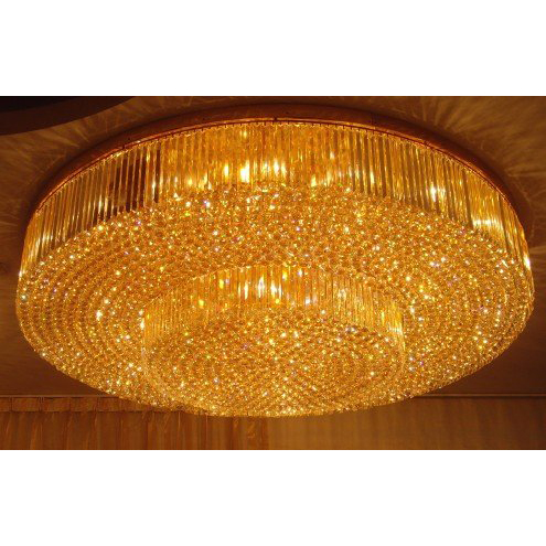 Round Lampe en cristal de plafond pour Hôtel 9510004