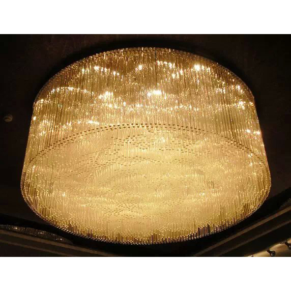 Round Glass Tube Celing Lighting Fixture for Hotel 9510006