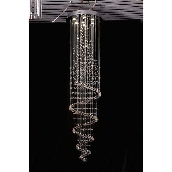 Spiral Chandelier Long Drop Crystal Chandelier 9515010